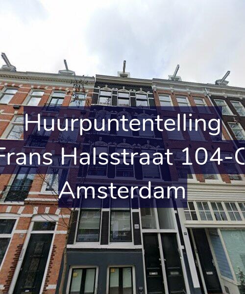 Foto gevel Huurpuntentelling voor Frans Halsstraat 104-O, Amsterdam