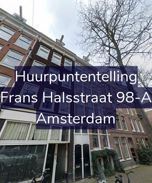 Foto gevel Huurpuntentelling voor Frans Halsstraat 98-A, Amsterdam