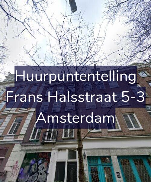 Foto gevel Huurpuntentelling voor Frans Halsstraat 5-3, Amsterdam