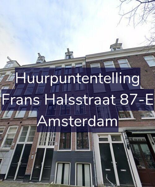 Foto gevel Huurpuntentelling voor Frans Halsstraat 87-E, Amsterdam