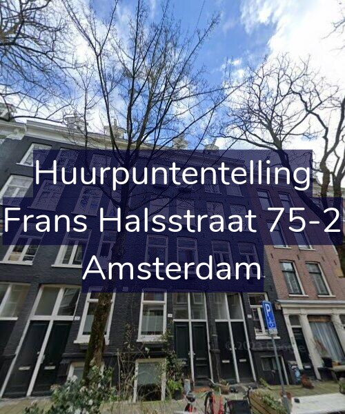 Foto gevel Huurpuntentelling voor Frans Halsstraat 75-2, Amsterdam