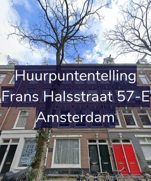 Foto gevel Huurpuntentelling voor Frans Halsstraat 57-E, Amsterdam