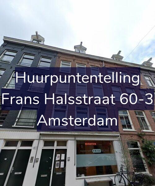 Foto gevel Huurpuntentelling voor Frans Halsstraat 60-3, Amsterdam