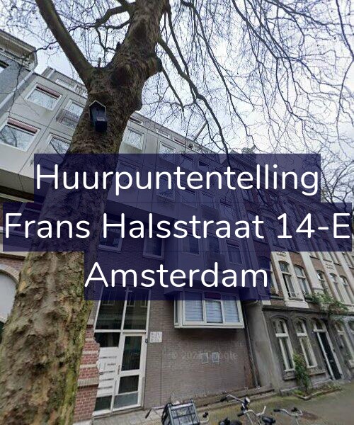 Foto gevel Huurpuntentelling voor Frans Halsstraat 14-E, Amsterdam