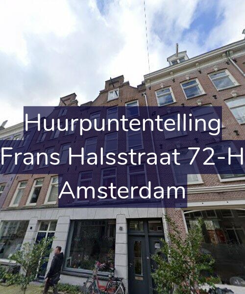 Foto gevel Huurpuntentelling voor Frans Halsstraat 72-H, Amsterdam
