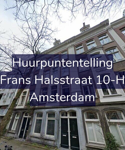 Foto gevel Huurpuntentelling voor Frans Halsstraat 10-H, Amsterdam
