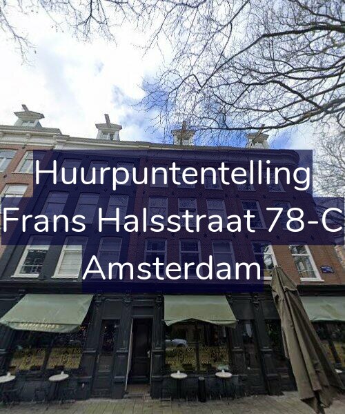 Foto gevel Huurpuntentelling voor Frans Halsstraat 78-C, Amsterdam