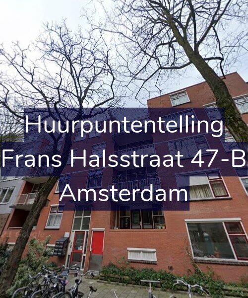 Foto gevel Huurpuntentelling voor Frans Halsstraat 47-B, Amsterdam