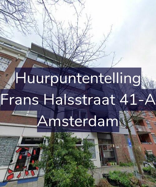 Foto gevel Huurpuntentelling voor Frans Halsstraat 41-A, Amsterdam