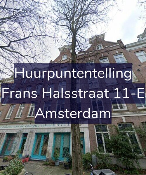 Foto gevel Huurpuntentelling voor Frans Halsstraat 11-E, Amsterdam