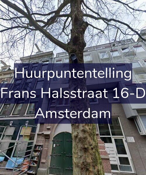 Foto gevel Huurpuntentelling voor Frans Halsstraat 16-D, Amsterdam