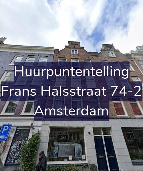 Foto gevel Huurpuntentelling voor Frans Halsstraat 74-2, Amsterdam