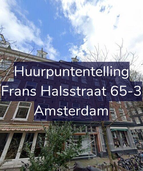 Foto gevel Huurpuntentelling voor Frans Halsstraat 65-3, Amsterdam