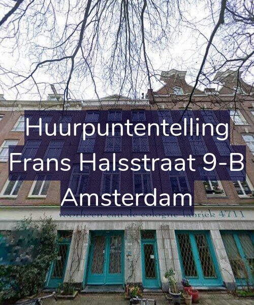 Foto gevel Huurpuntentelling voor Frans Halsstraat 9-B, Amsterdam