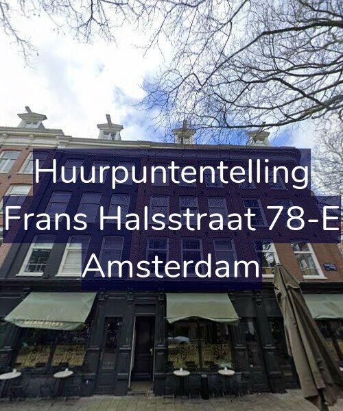 Foto gevel Huurpuntentelling voor Frans Halsstraat 78-E, Amsterdam