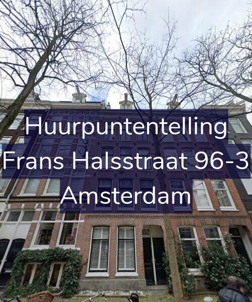 Foto gevel Huurpuntentelling voor Frans Halsstraat 96-3, Amsterdam