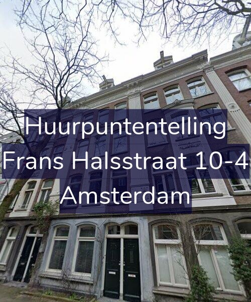 Foto gevel Huurpuntentelling voor Frans Halsstraat 10-4, Amsterdam