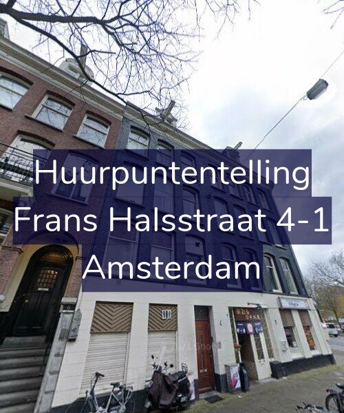 Foto gevel Huurpuntentelling voor Frans Halsstraat 4-1, Amsterdam