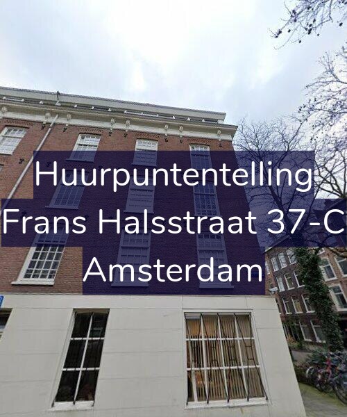 Foto gevel Huurpuntentelling voor Frans Halsstraat 37-C, Amsterdam