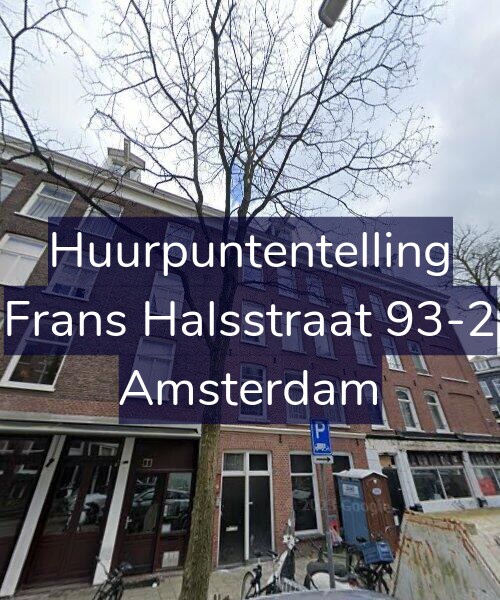 Foto gevel Huurpuntentelling voor Frans Halsstraat 93-2, Amsterdam