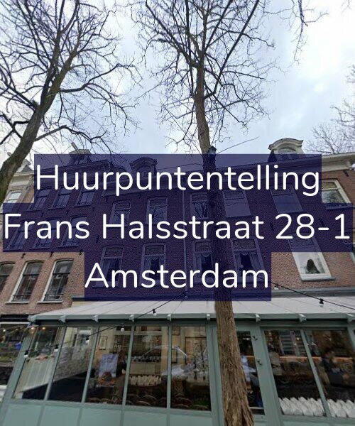 Foto gevel Huurpuntentelling voor Frans Halsstraat 28-1, Amsterdam