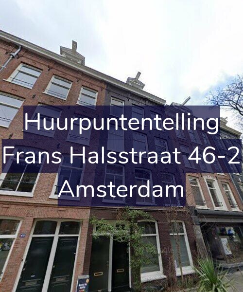 Foto gevel Huurpuntentelling voor Frans Halsstraat 46-2, Amsterdam