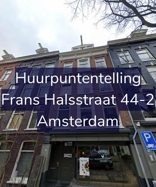 Foto gevel Huurpuntentelling voor Frans Halsstraat 44-2, Amsterdam