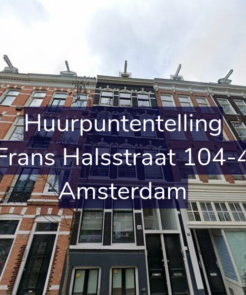 Foto gevel Huurpuntentelling voor Frans Halsstraat 104-4, Amsterdam