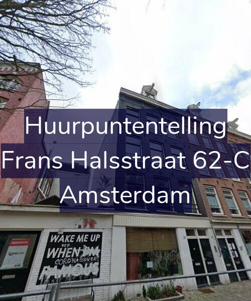 Foto gevel Huurpuntentelling voor Frans Halsstraat 62-C, Amsterdam