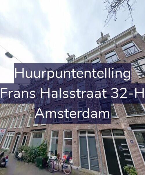 Foto gevel Huurpuntentelling voor Frans Halsstraat 32-H, Amsterdam