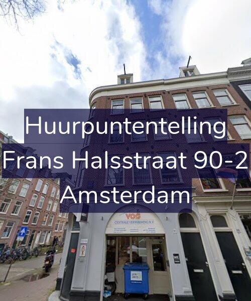 Foto gevel Huurpuntentelling voor Frans Halsstraat 90-2, Amsterdam