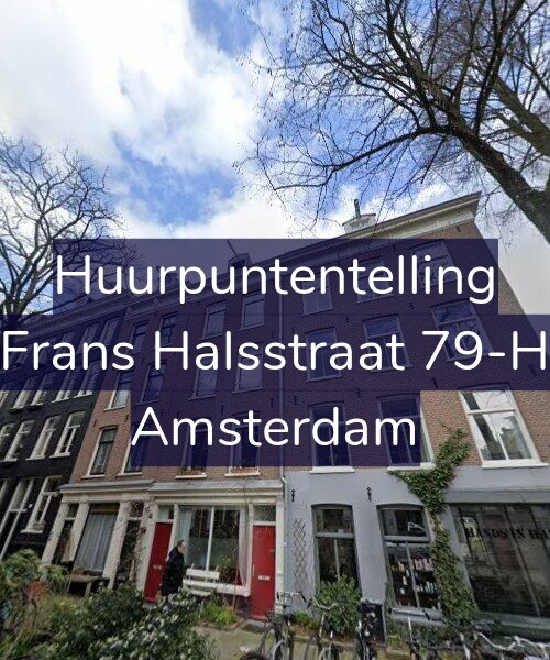 Foto gevel Huurpuntentelling voor Frans Halsstraat 79-H, Amsterdam