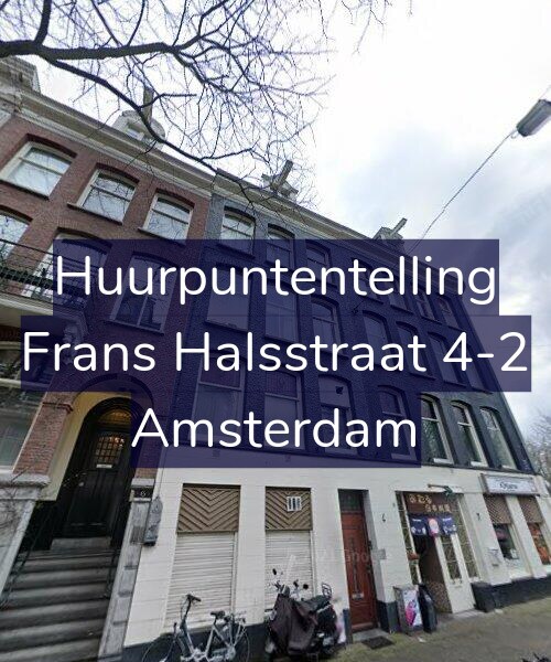 Foto gevel Huurpuntentelling voor Frans Halsstraat 4-2, Amsterdam