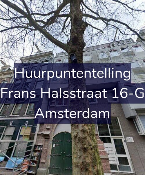 Foto gevel Huurpuntentelling voor Frans Halsstraat 16-G, Amsterdam
