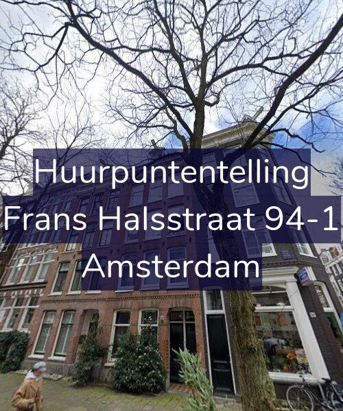 Foto gevel Huurpuntentelling voor Frans Halsstraat 94-1, Amsterdam