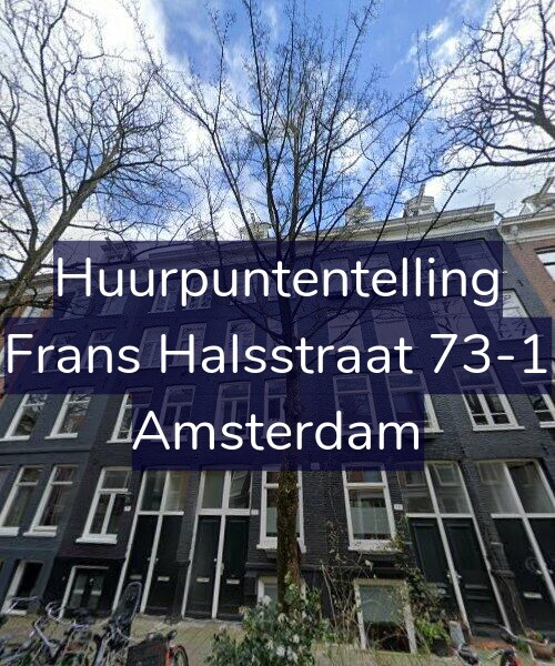 Foto gevel Huurpuntentelling voor Frans Halsstraat 73-1, Amsterdam