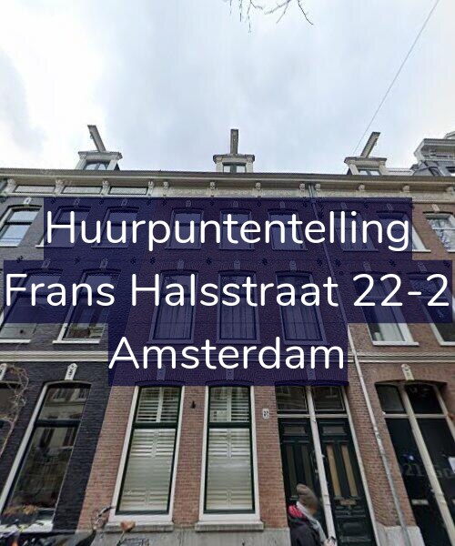 Foto gevel Huurpuntentelling voor Frans Halsstraat 22-2, Amsterdam