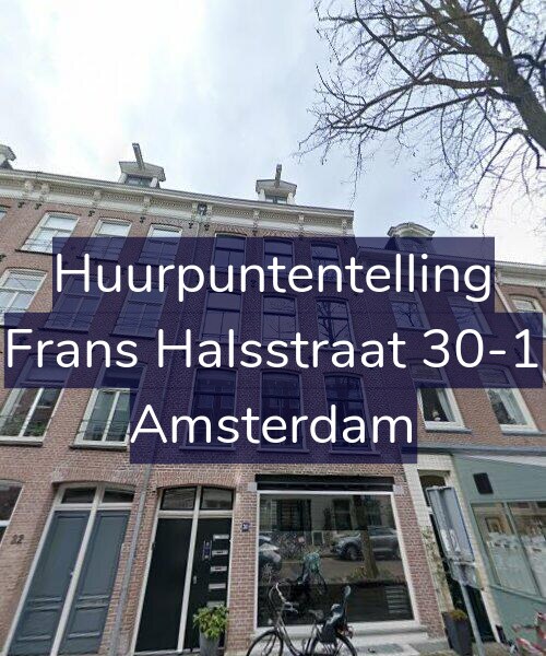 Foto gevel Huurpuntentelling voor Frans Halsstraat 30-1, Amsterdam
