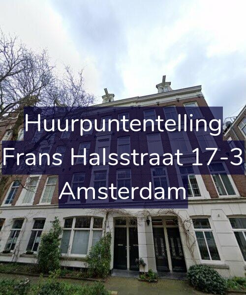 Foto gevel Huurpuntentelling voor Frans Halsstraat 17-3, Amsterdam