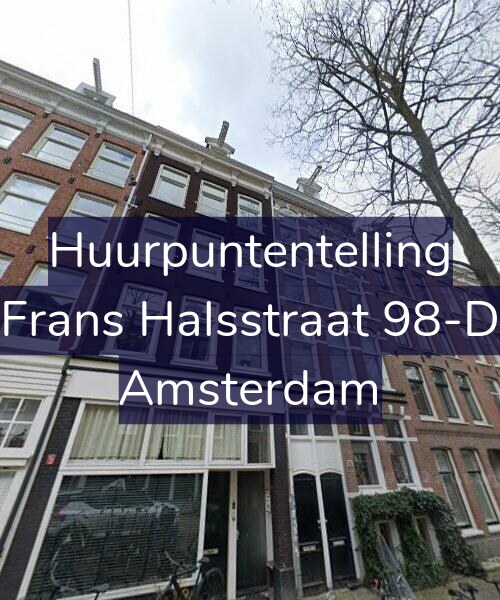 Foto gevel Huurpuntentelling voor Frans Halsstraat 98-D, Amsterdam