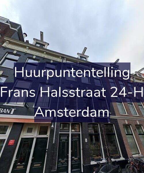 Foto gevel Huurpuntentelling voor Frans Halsstraat 24-H, Amsterdam