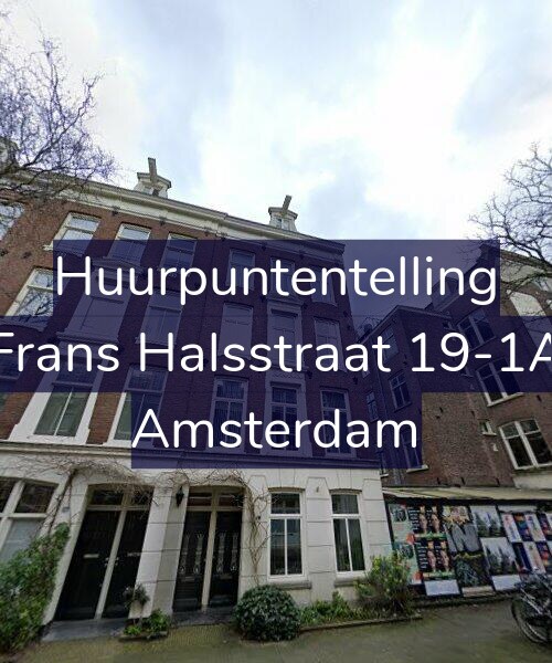 Foto gevel Huurpuntentelling voor Frans Halsstraat 19-1A, Amsterdam