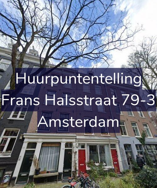 Foto gevel Huurpuntentelling voor Frans Halsstraat 79-3, Amsterdam