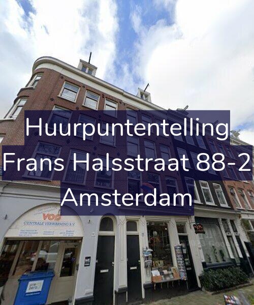 Foto gevel Huurpuntentelling voor Frans Halsstraat 88-2, Amsterdam