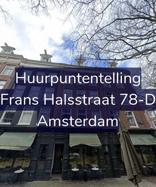Foto gevel Huurpuntentelling voor Frans Halsstraat 78-D, Amsterdam