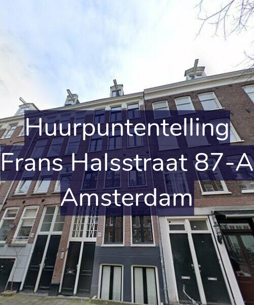 Foto gevel Huurpuntentelling voor Frans Halsstraat 87-A, Amsterdam