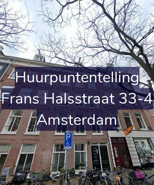 Foto gevel Huurpuntentelling voor Frans Halsstraat 33-4, Amsterdam