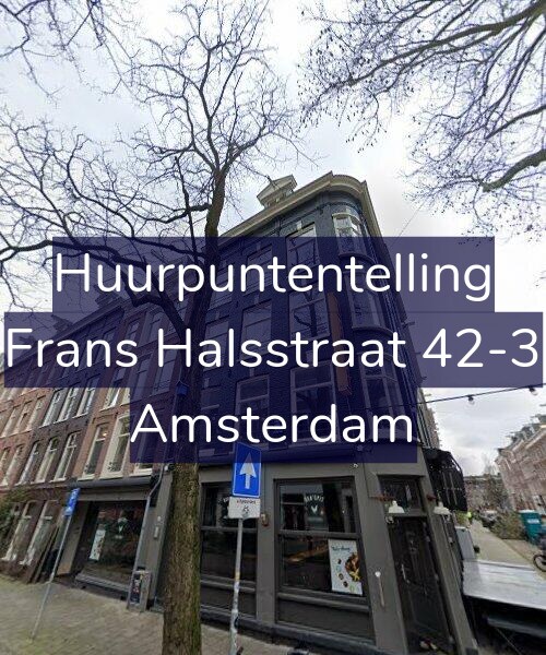 Foto gevel Huurpuntentelling voor Frans Halsstraat 42-3, Amsterdam