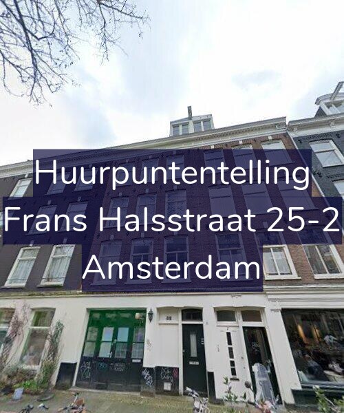 Foto gevel Huurpuntentelling voor Frans Halsstraat 25-2, Amsterdam