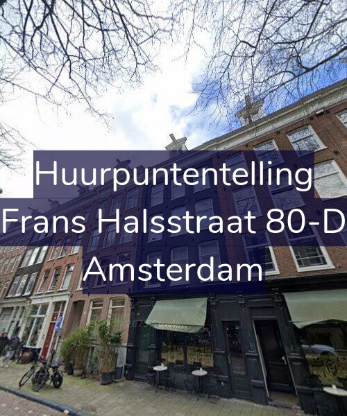 Foto gevel Huurpuntentelling voor Frans Halsstraat 80-D, Amsterdam